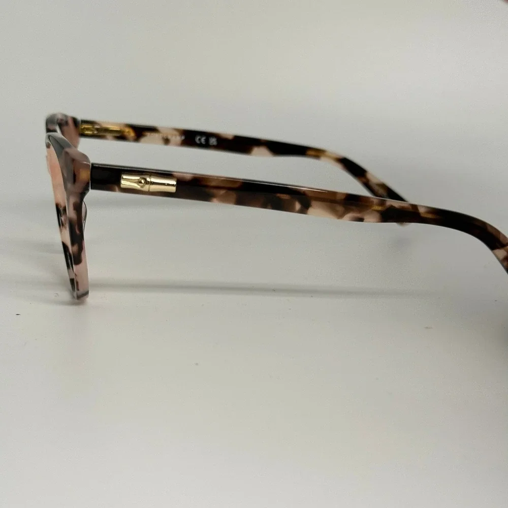 Longchamp LO2679 517 Pink Tortoise Shell Round Eyeglasses Frames 51-19-140